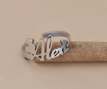 Load image into Gallery viewer, AOLOSHOW Custom Finger&#39;s Ring with Heart Design
