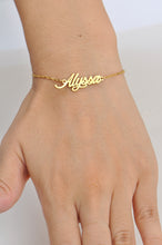 Load image into Gallery viewer, HUAN XUN Stainless Steel Alyssa Name Bracelet
