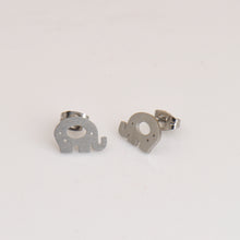 Load image into Gallery viewer, HUAN XUN Stainless Steel Elephant Stud Earring
