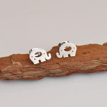 Load image into Gallery viewer, HUAN XUN Stainless Steel Elephant Stud Earring
