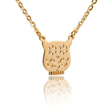 Load image into Gallery viewer, HUAN XUN Stainless Steel Owl Pendant Necklace
