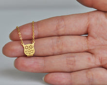 Load image into Gallery viewer, HUAN XUN Stainless Steel Owl Pendant Necklace

