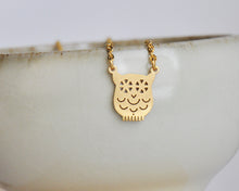 Load image into Gallery viewer, HUAN XUN Stainless Steel Owl Pendant Necklace
