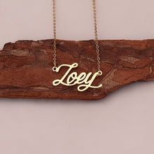 Load image into Gallery viewer, AOLOSHOW Zoey Name Necklace
