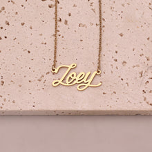 Load image into Gallery viewer, AOLOSHOW Zoey Name Necklace
