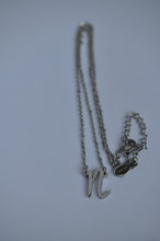 Load image into Gallery viewer, HUAN XUN Stainless Steel Initial Pendant Necklace with Initial Letter N
