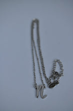 Load image into Gallery viewer, HUAN XUN Stainless Steel Initial Pendant Necklace with Initial Letter N
