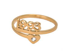 Load image into Gallery viewer, HUAN XUN Custom Fashion Finger Rings with Name or Initial Text on it
