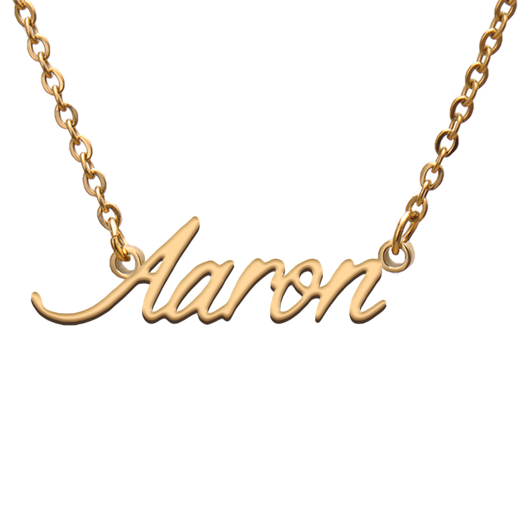 Aaron Name Necklace
