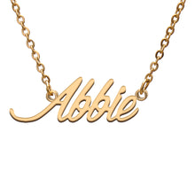 Load image into Gallery viewer, Abbie Name Necklace
