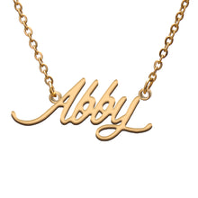 Load image into Gallery viewer, Abby Name Necklace
