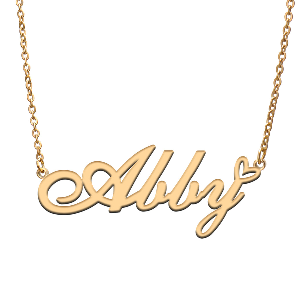 Abby Name Necklace