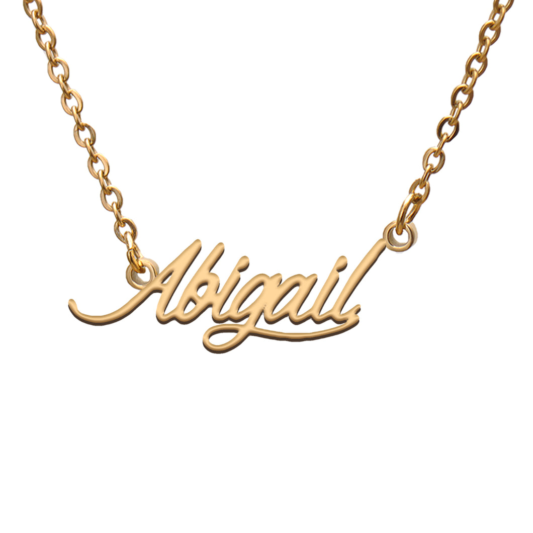 Abigail Name Necklace