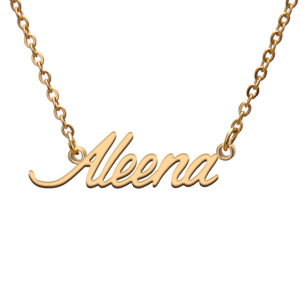 Aleena Name Necklace