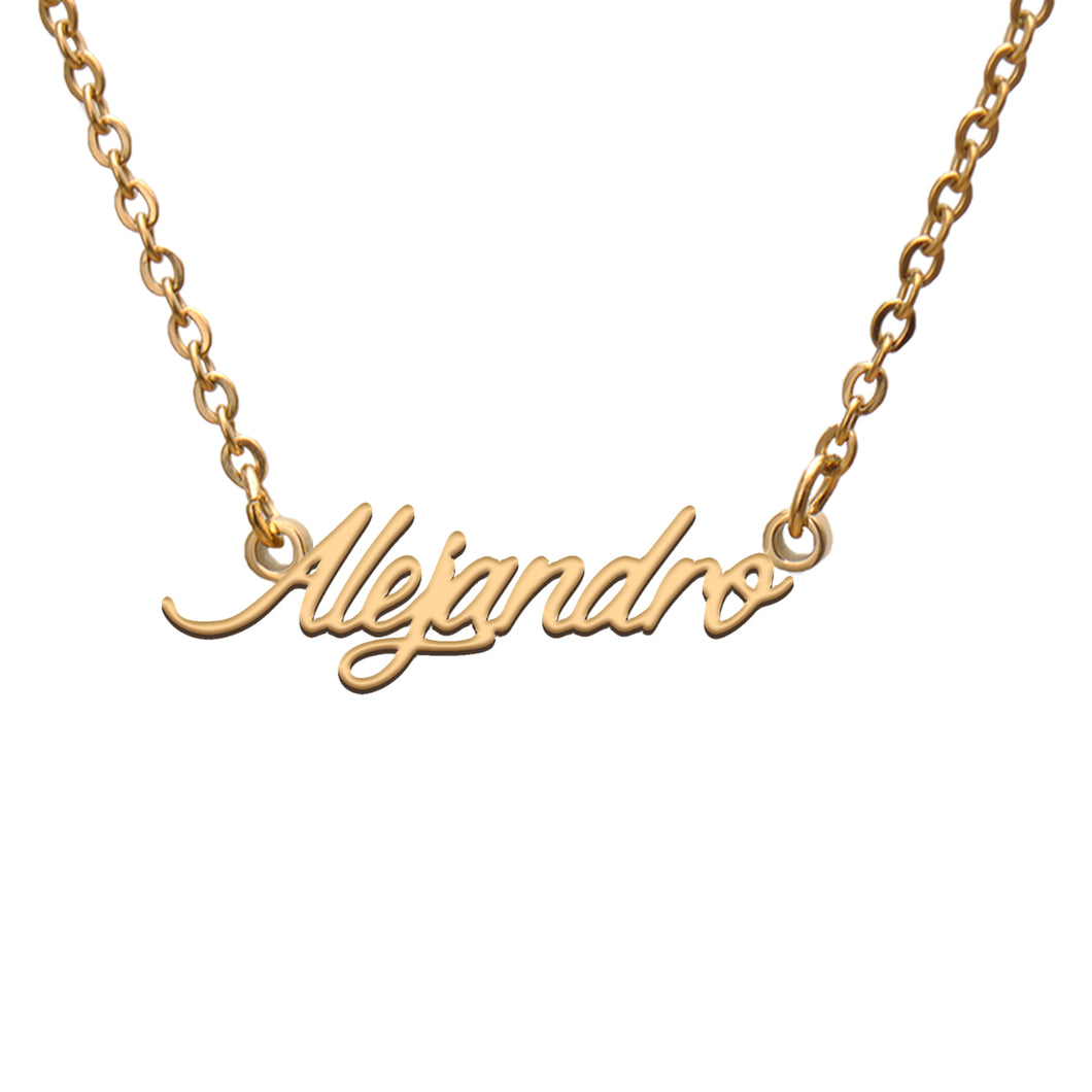 Alejandro Name Necklace