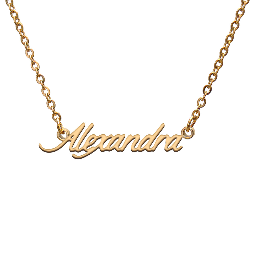 Alexandra Name Necklace
