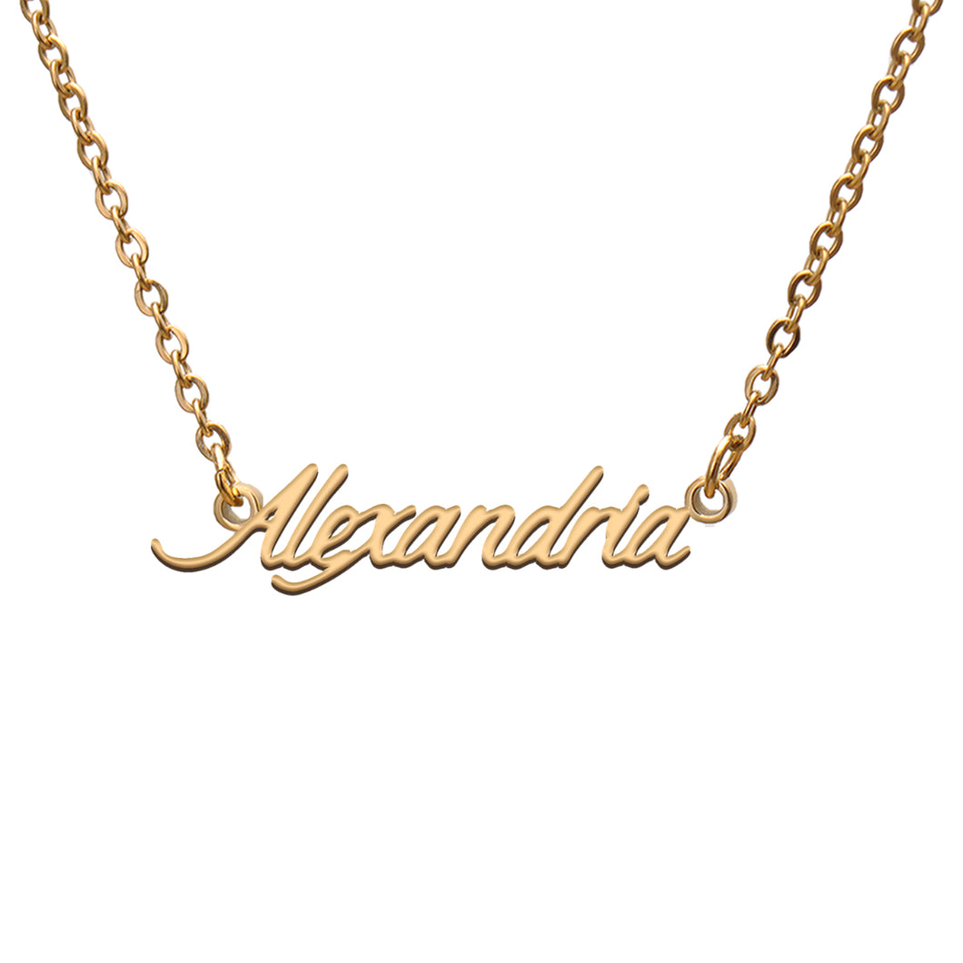 Alexandria Name Necklace