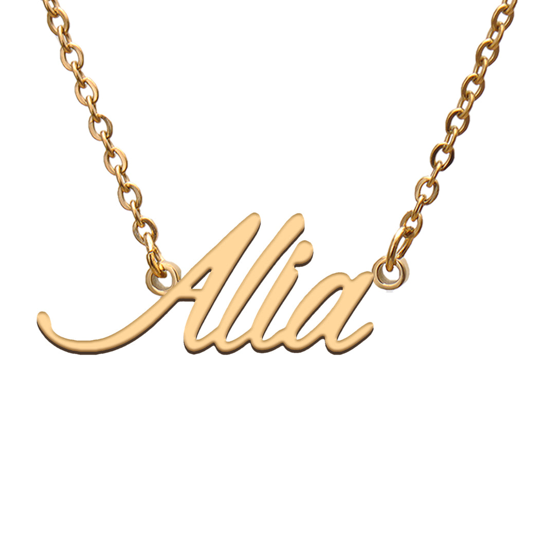 Alia Name Necklace