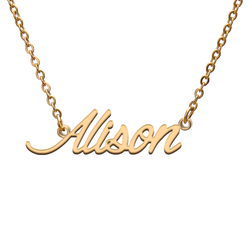 Alison Name Necklace