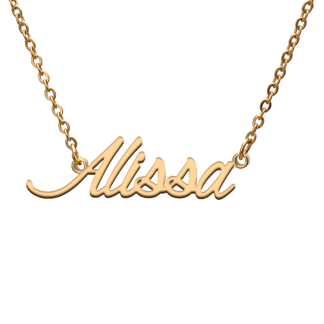 Alissa Name Necklace
