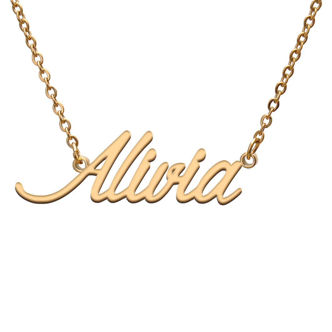 Alivia Name Necklace