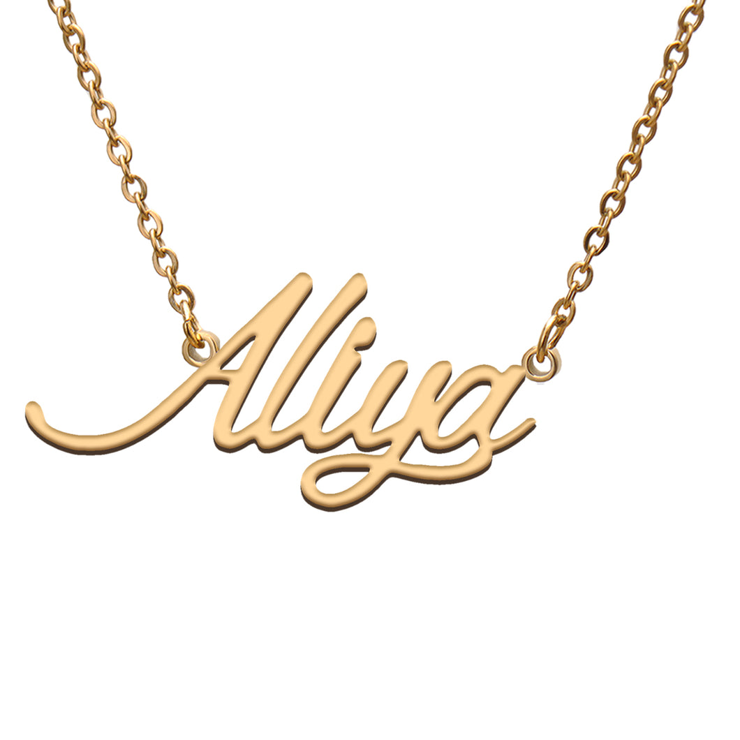 Aliya Name Necklace