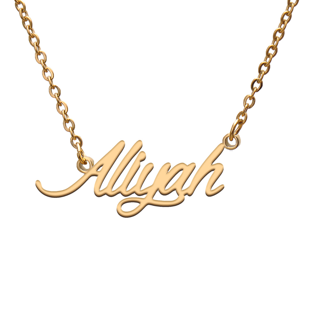 Aliyah Name Necklace