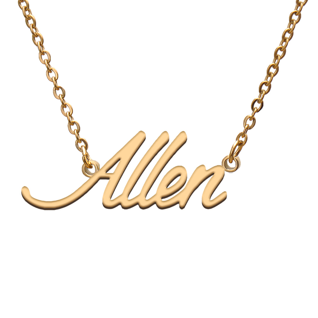 Allen Name Necklace