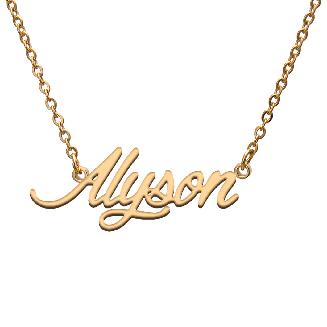 Alyson Name Necklace