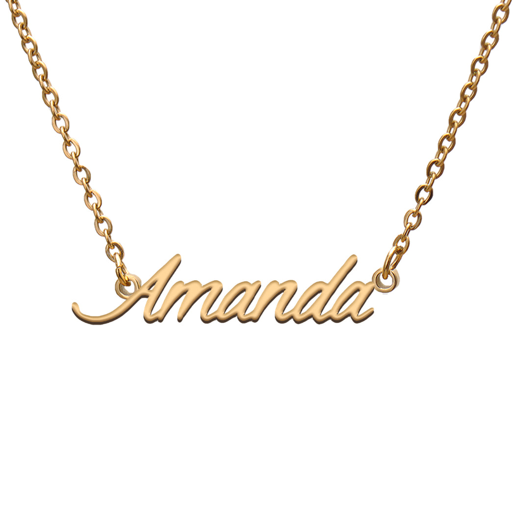 Amanda Name Necklace