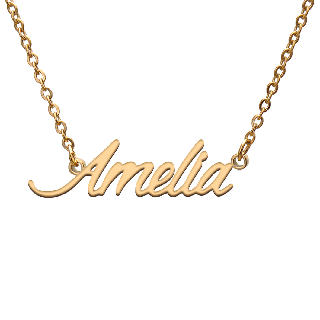 Amelia Name Necklace