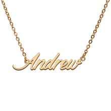 Load image into Gallery viewer, Andrew Name Necklace
