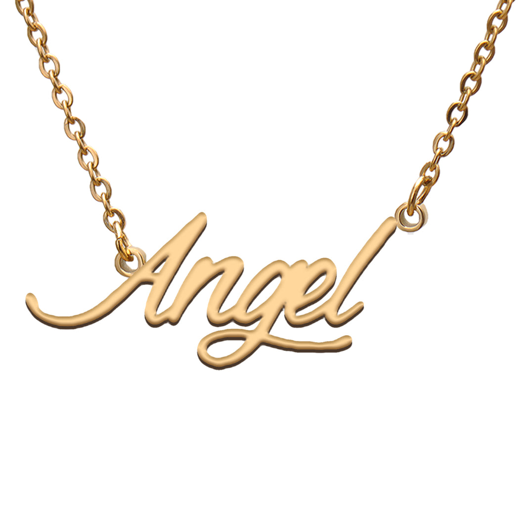 Angel Name Necklace