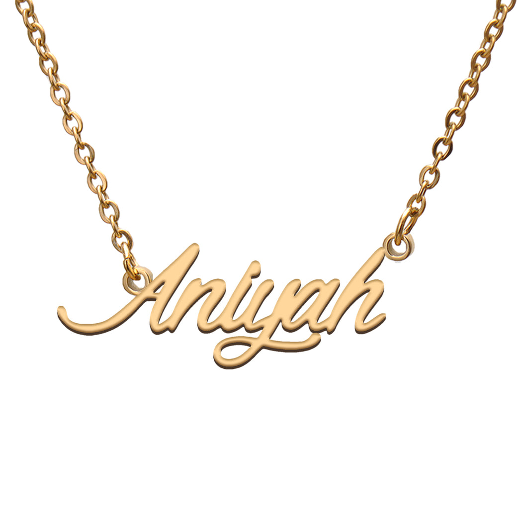 Aniyah Name Necklace