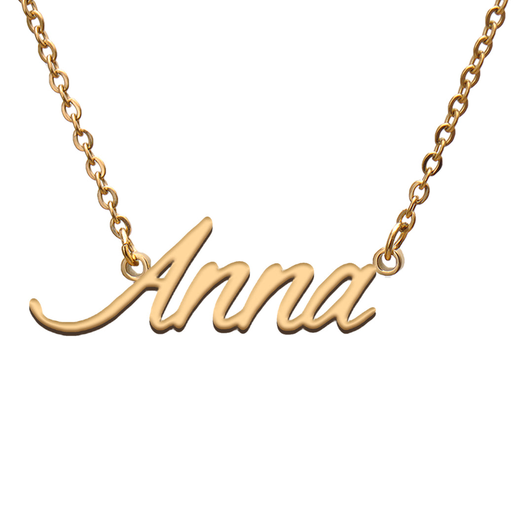 Anna Name Necklace