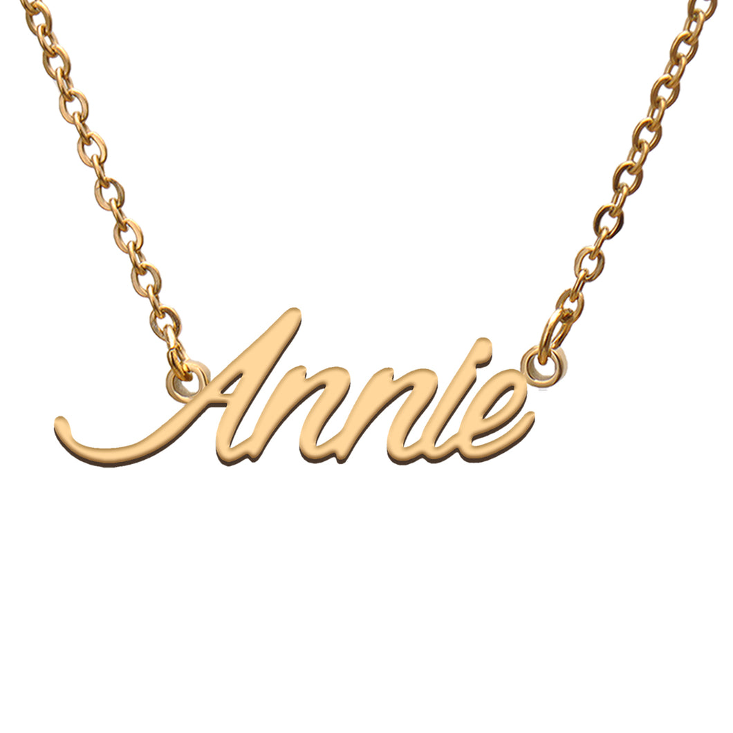 Annie Name Necklace