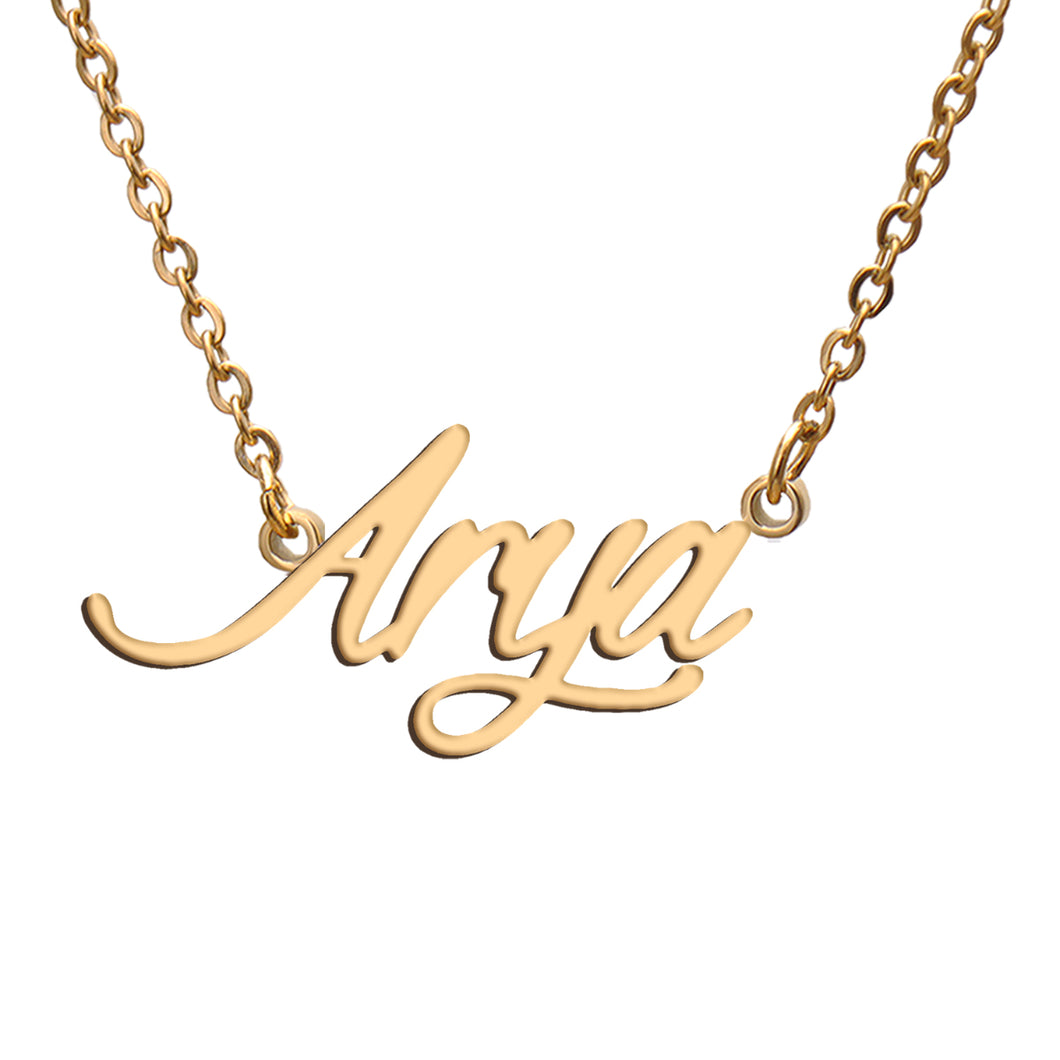 Arya Name Necklace