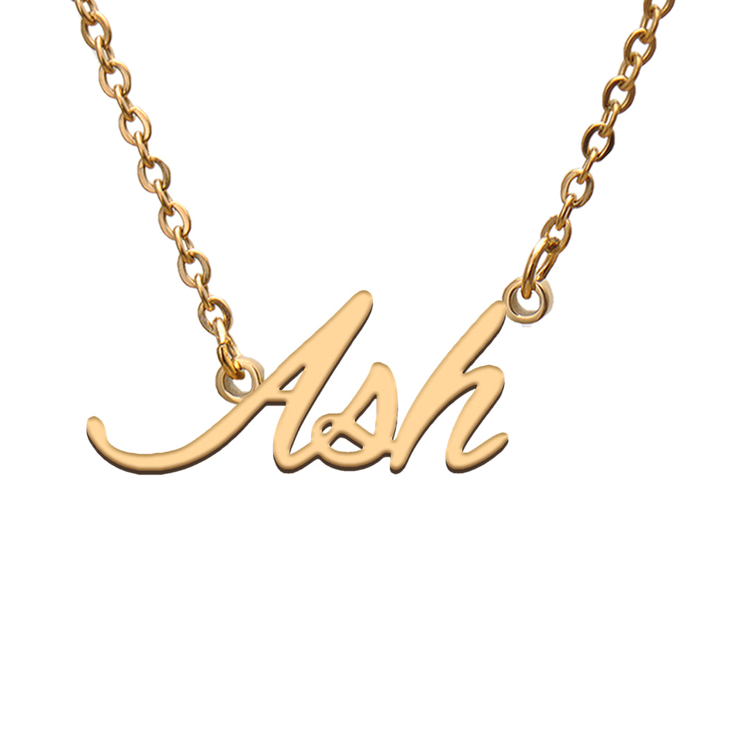 Ash Name Necklace