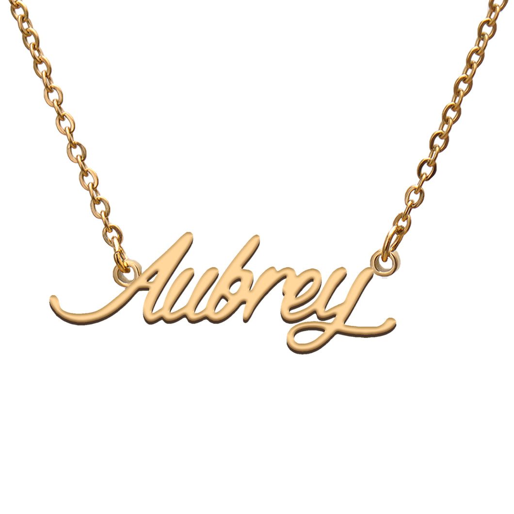 Aubrey Name Necklace