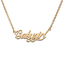 Load image into Gallery viewer, Babygirl Name Necklace
