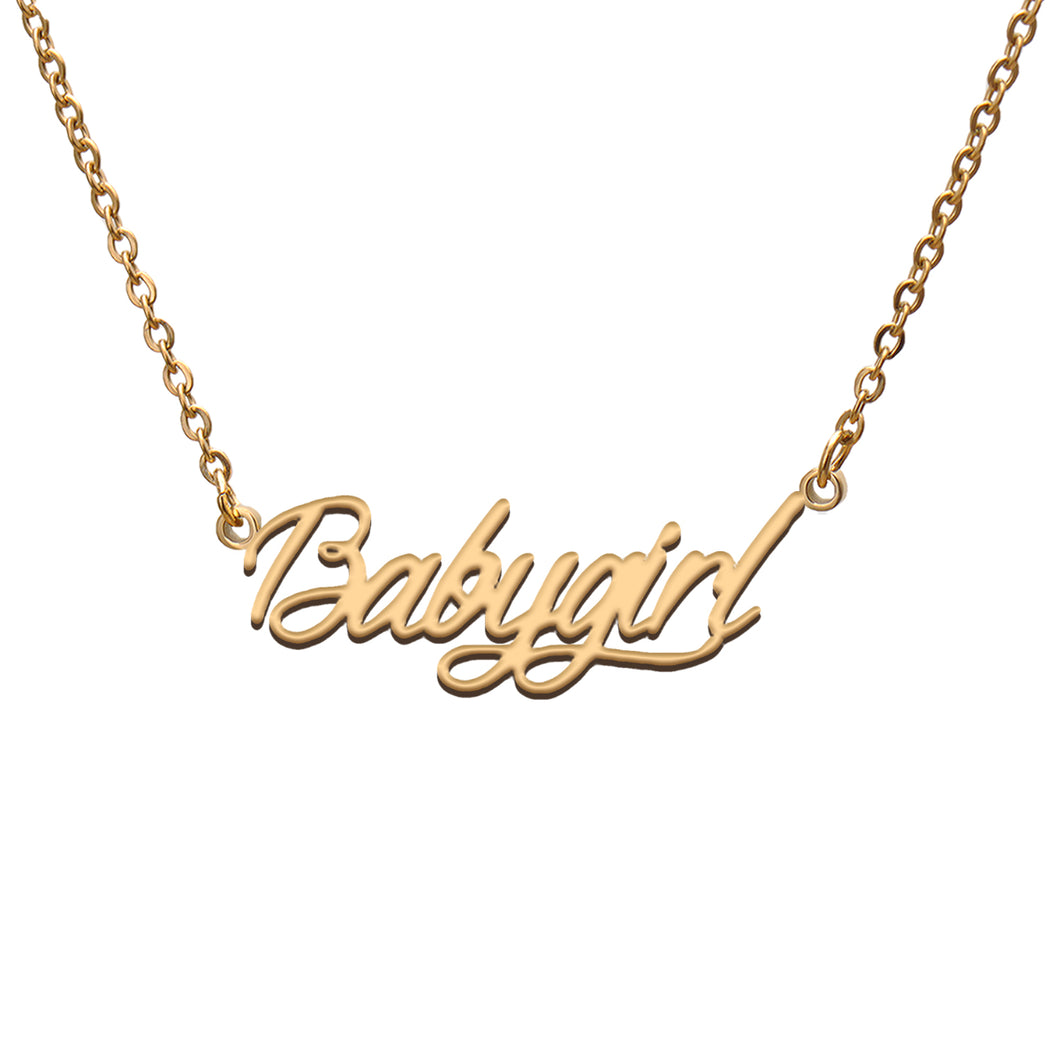 Babygirl Name Necklace