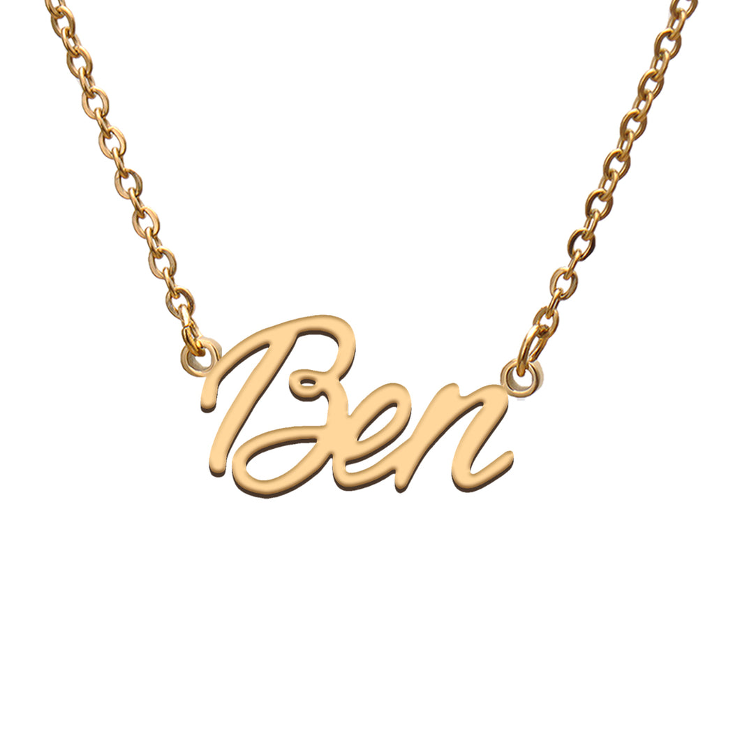 Ben Name Necklace