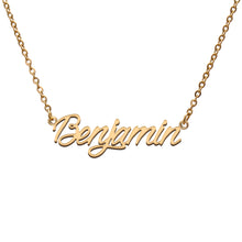 Load image into Gallery viewer, Benjamin Name Necklace
