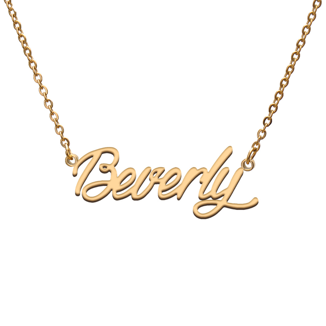 Beverly Name Necklace