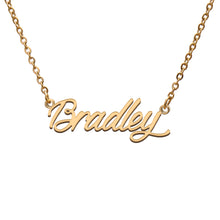 Load image into Gallery viewer, Bradley Name Necklace
