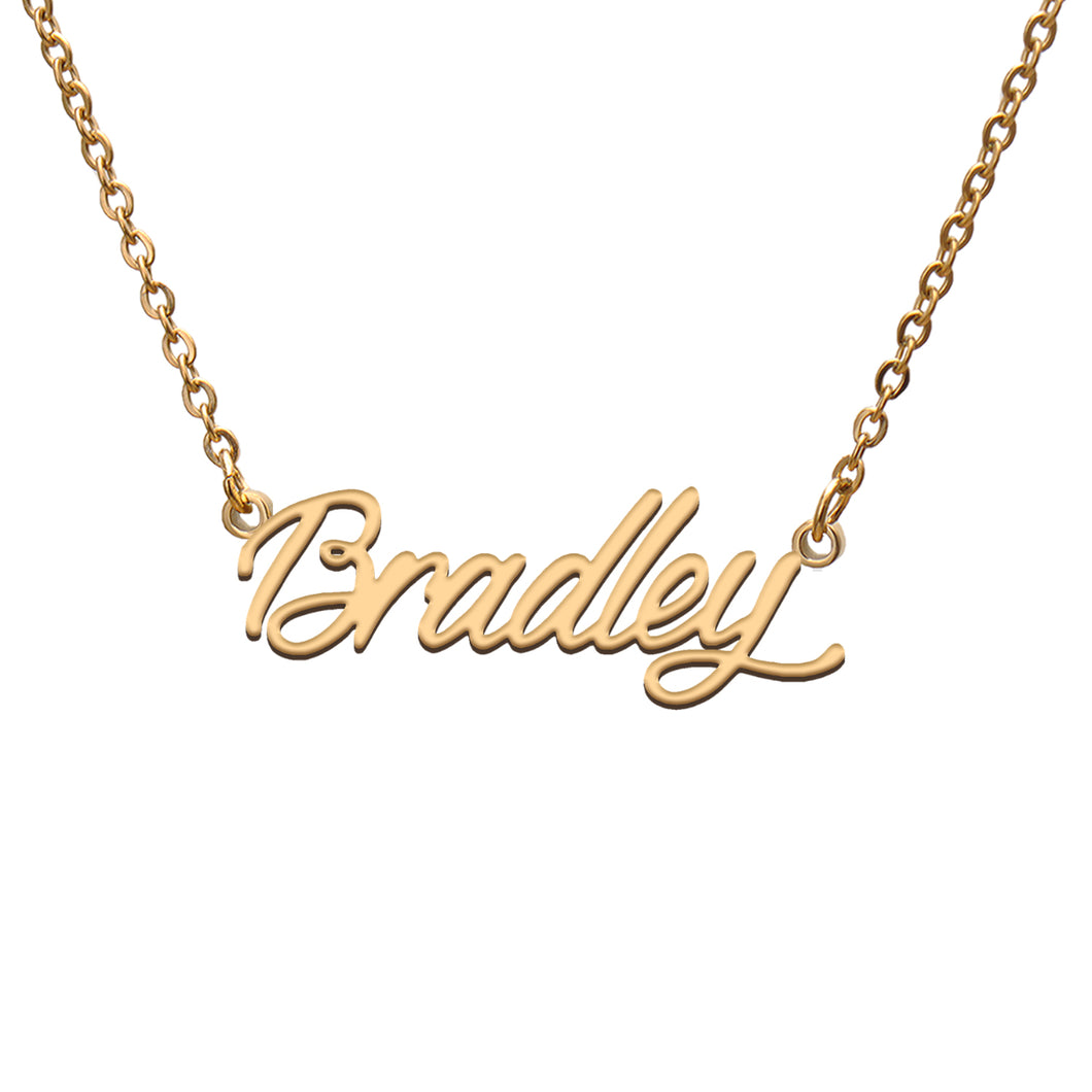 Bradley Name Necklace