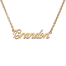Load image into Gallery viewer, Brandon Name Necklace
