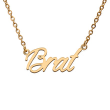 Load image into Gallery viewer, Brat Name Necklace
