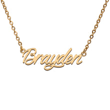 Load image into Gallery viewer, Brayden Name Necklace
