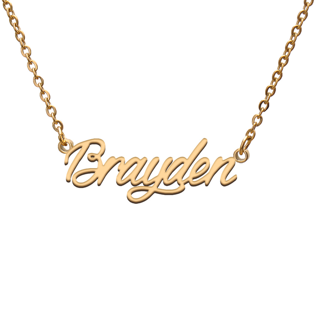 Brayden Name Necklace
